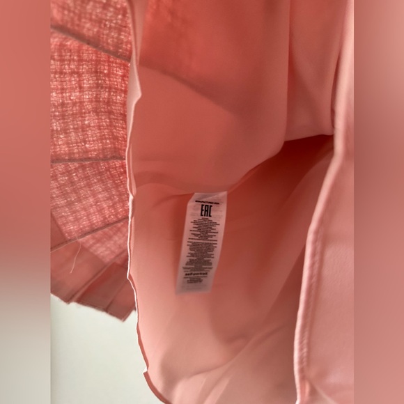 Self Portrait Pink Boucle Tailored Mini Dress US 4 - Picture 13 of 15